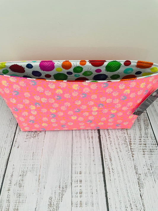 FLUTTER FLOWERS      ....CAKE CADDY ....BLACK LIGHT REACTIVE FABRIC