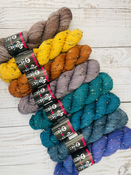 TWEEDY FINGERING  ...please choose colourway from menu