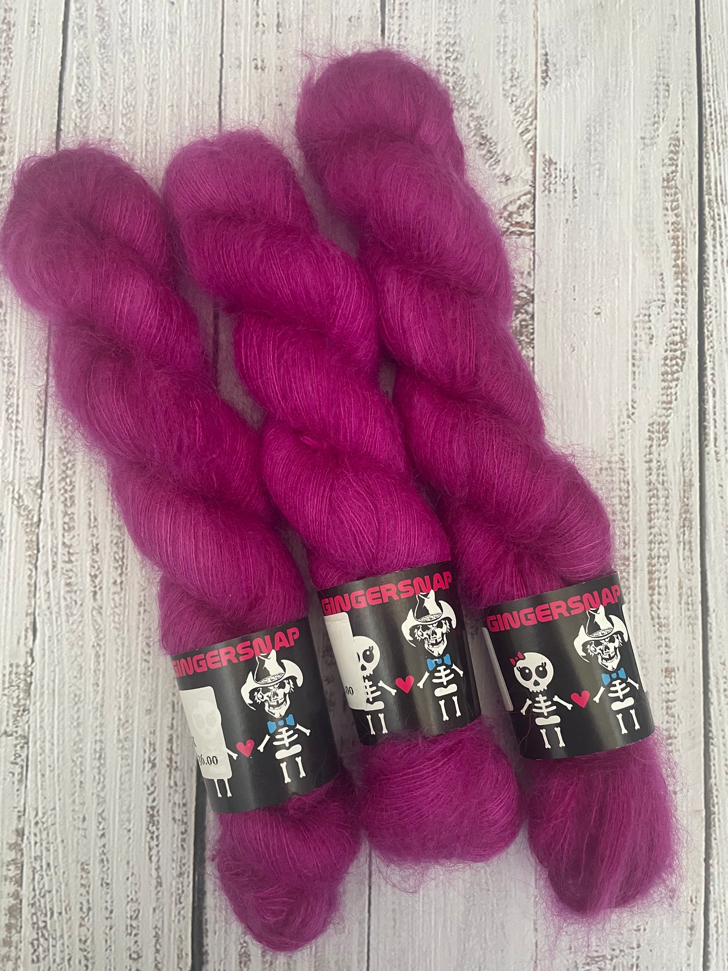 FLUFF MOHAIR  LACE WEIGHT ...please choose colourway from drop down menu