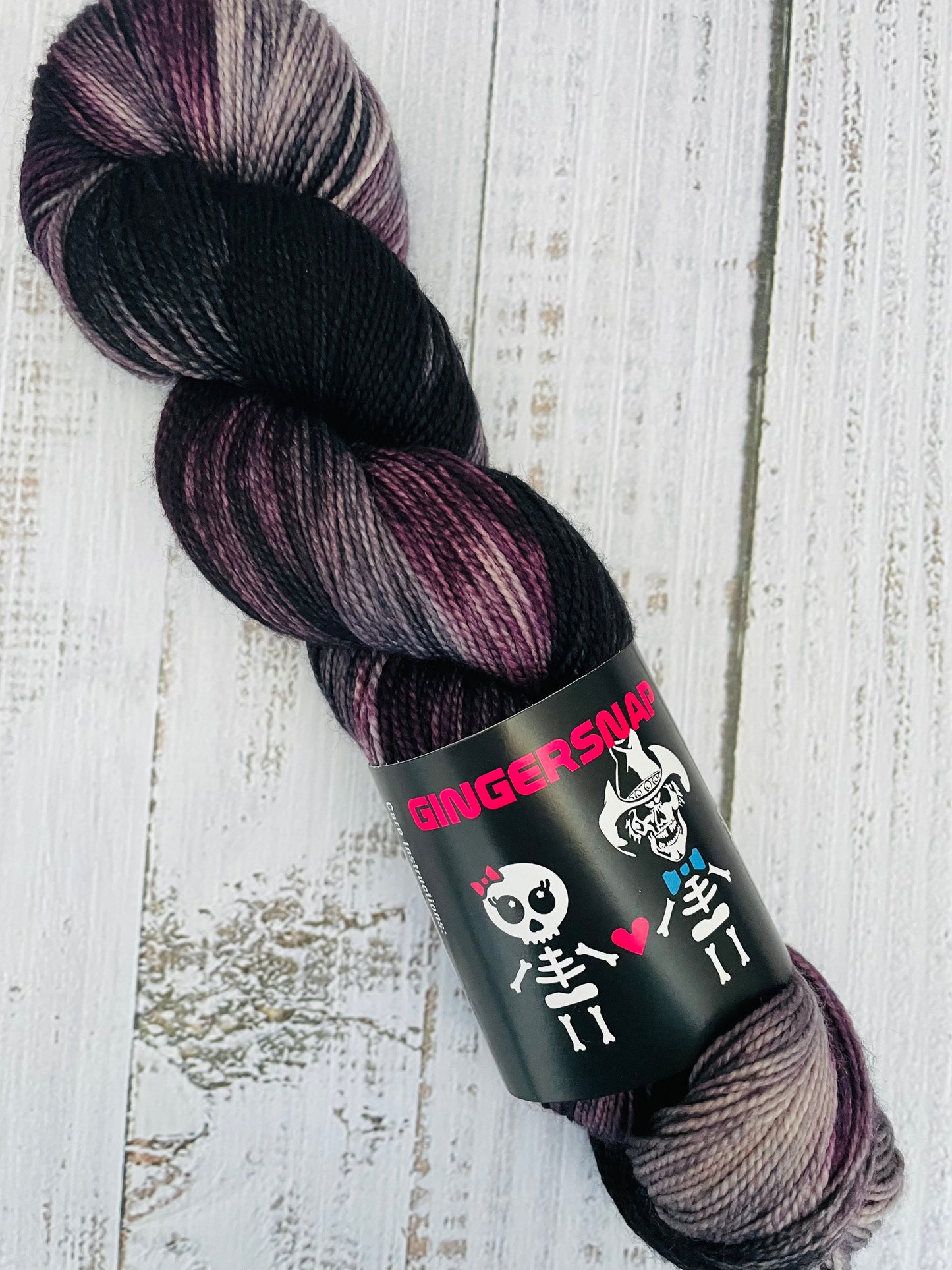 TATTOOED BLOSSOM.... LUSH FINGERING 2 PLY AND SQUISHY DK ….CHOOSE COLOURWAY AND BASE FROM MENU