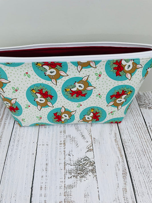 RETRO DEER  Lifestyle bag (soft no wire  , but interfaced)