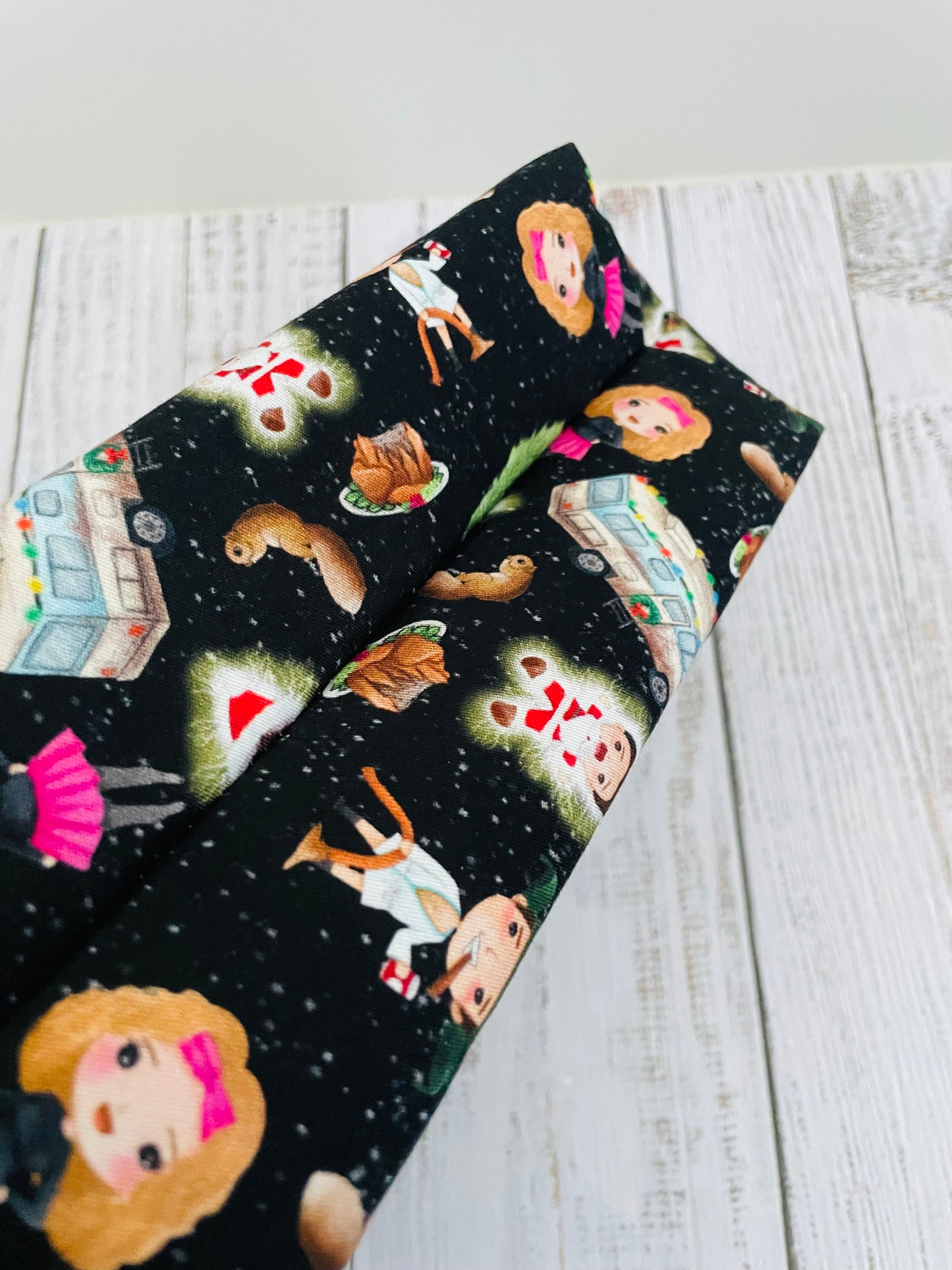 HOLIDAY VACATION    ....MIDSIZE TOTE BAG   WITH CORK HANDLES ...CUSTOM PRINT