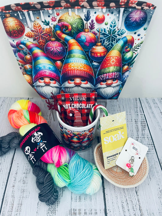 PRE-ORDER ....6 TH ANNUAL CHRISTMAS EVE CAST-ON BOX  .."GNOMEBODY DOES CHRISTMAS LIKE THIS"