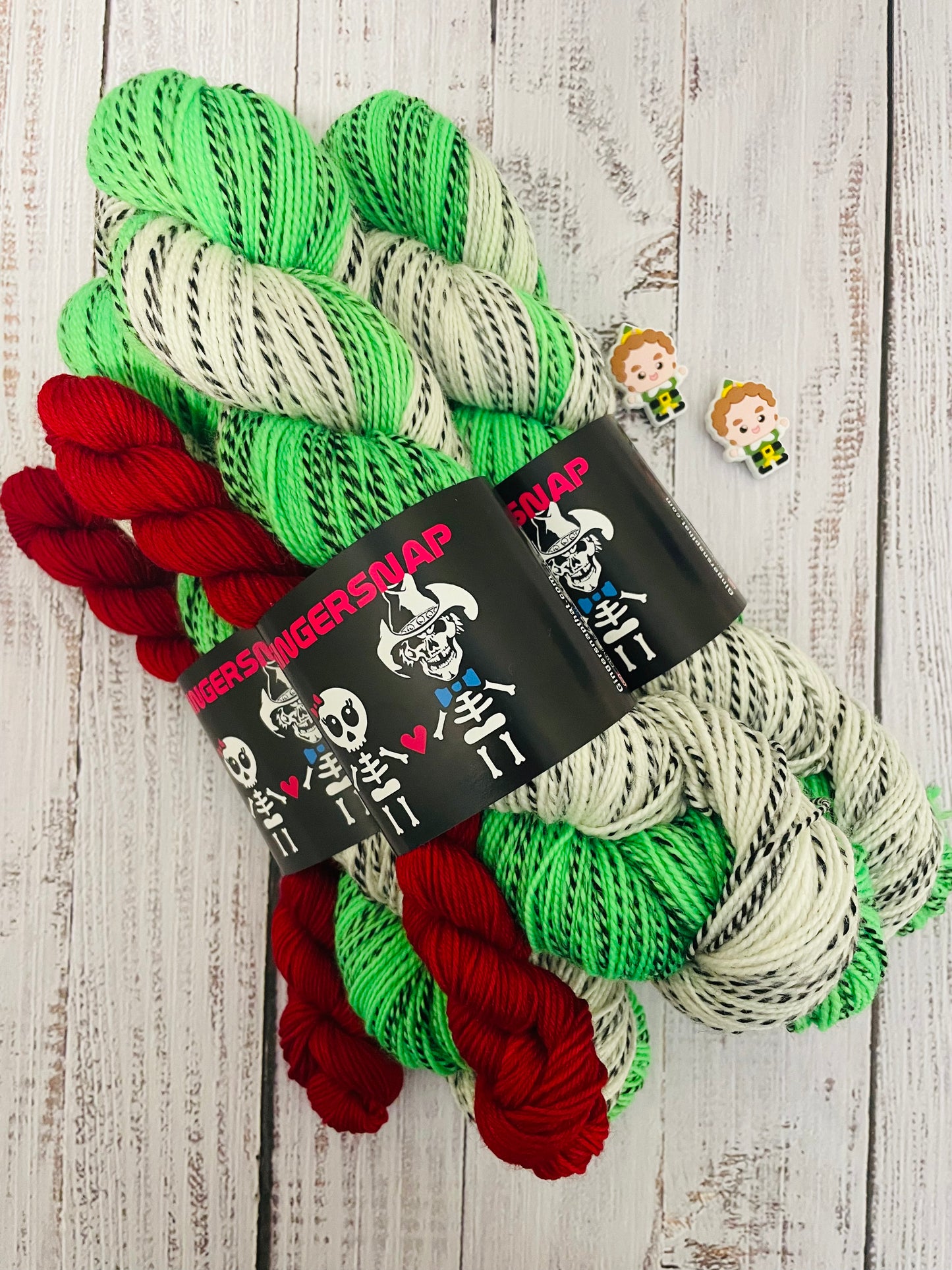 ELF YOURSELF  SOCKET (1) ZEBRA EFFECT...WITH THEMED STOTCH STOPPERS