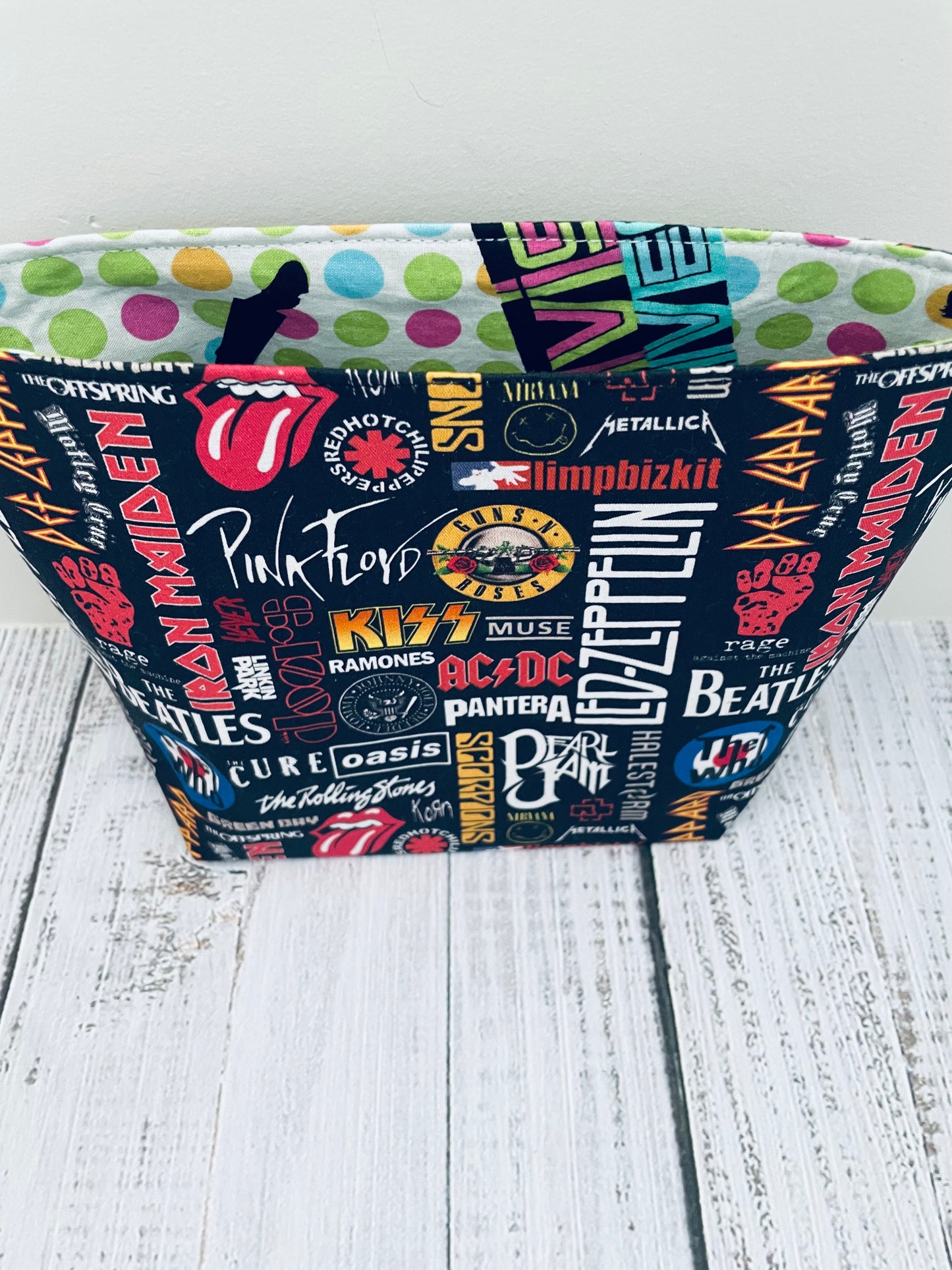 BANDS  STITCH & STORE BOWL ...CUSTOM PRINT