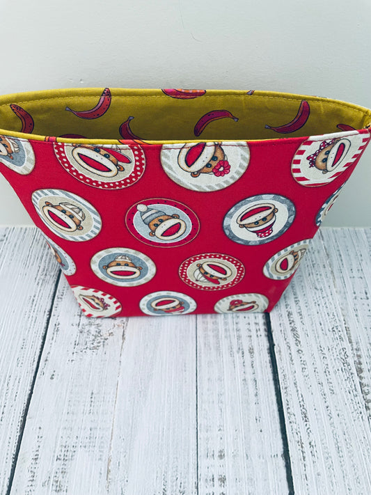 SOCK MONEKY'S STITCH & STORE BOWL