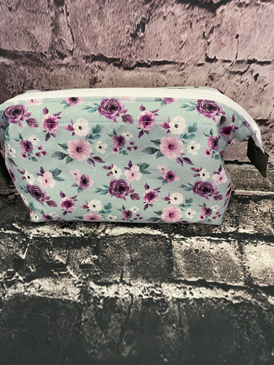 BLOOMING LOVELY SAGE   Small wire frame bag...CUSTOM PRINT