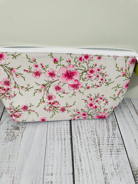 CHERRY BLOSSOM Lifestyle bag (soft no wire , but interfaced)