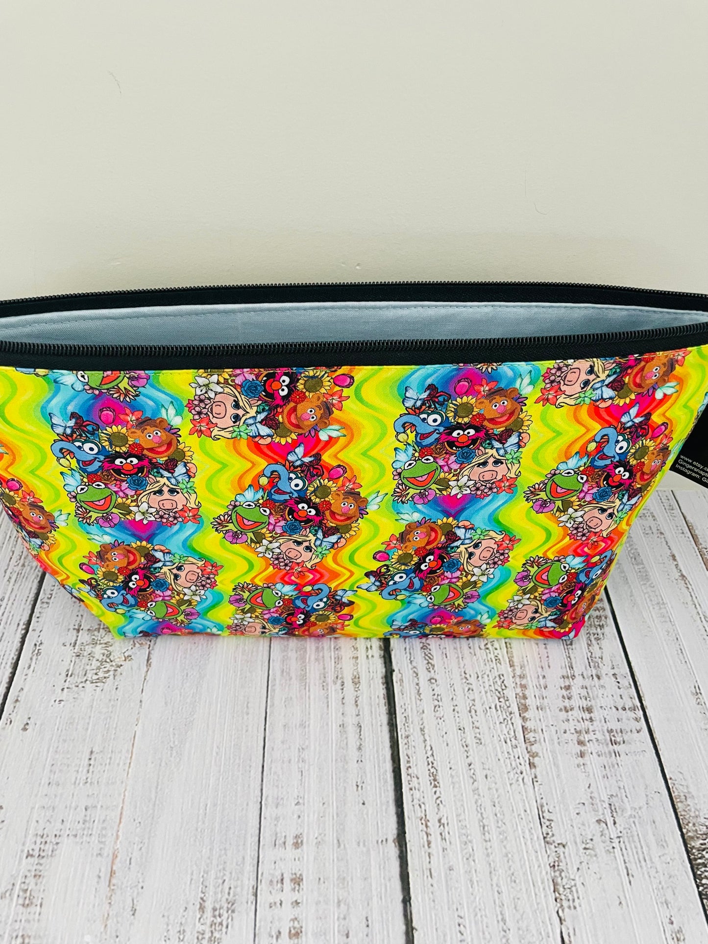 PUPPET GANG    Lifestyle bag (soft no wire  , but interfaced) CUSTOM PRINT