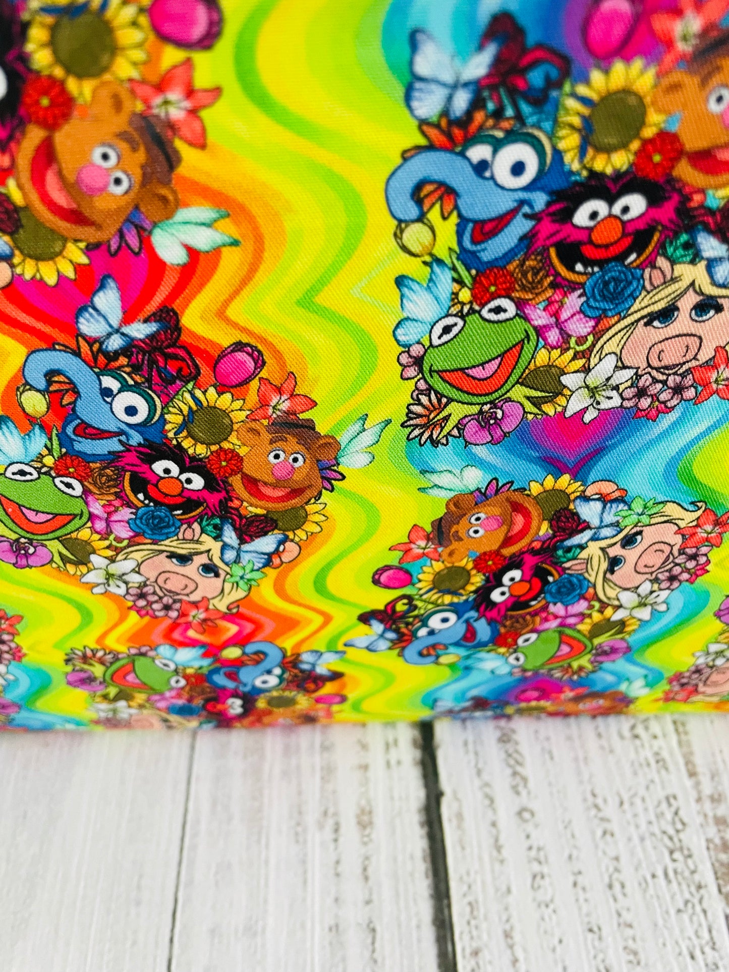 PUPPET GANG    Lifestyle bag (soft no wire  , but interfaced) CUSTOM PRINT