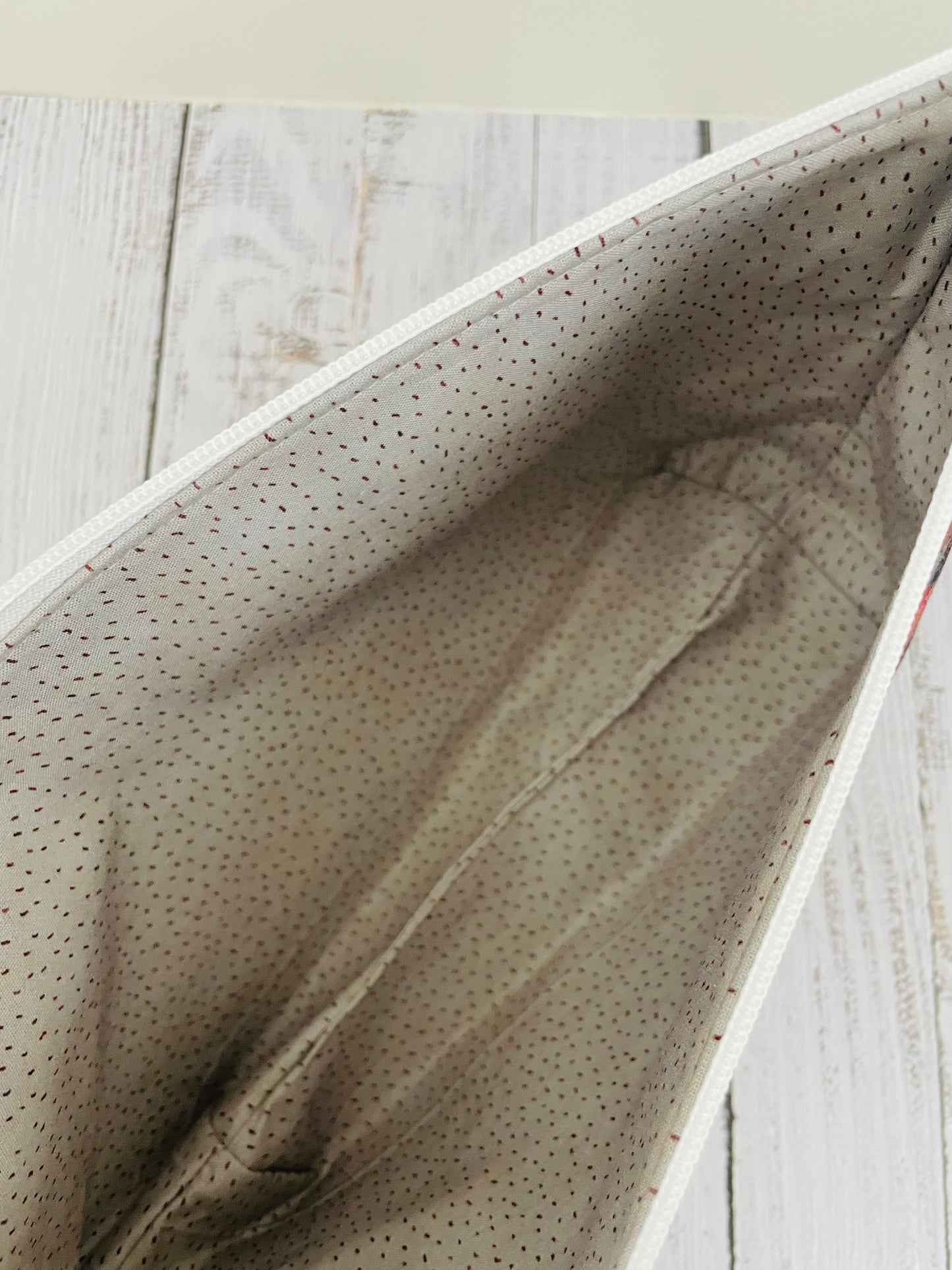 FALL GNOME      Lifestyle bag (soft no wire  , but interfaced) CUSTOM PRINT