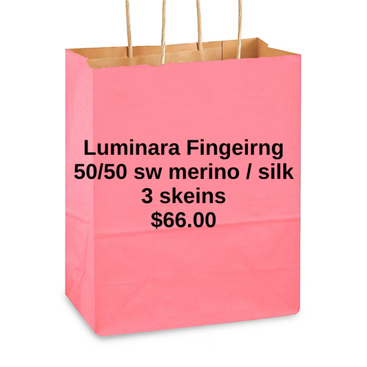 LUMINARA  FINGERING WEIGHT 3 SKEIN MYSTERY BAG