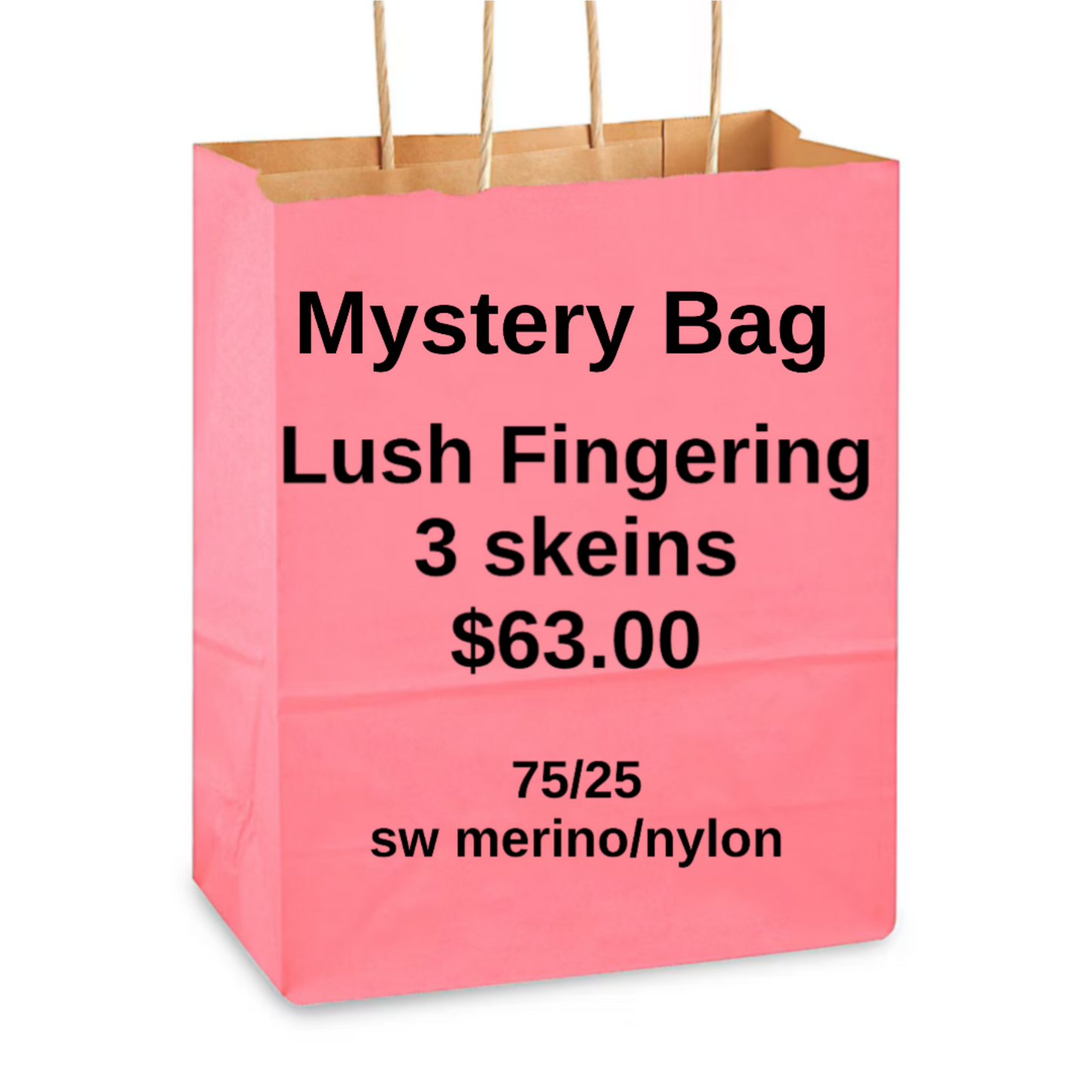 LUSH FINGERING WEIGHT 3 SKEIN MYSTERY BAG