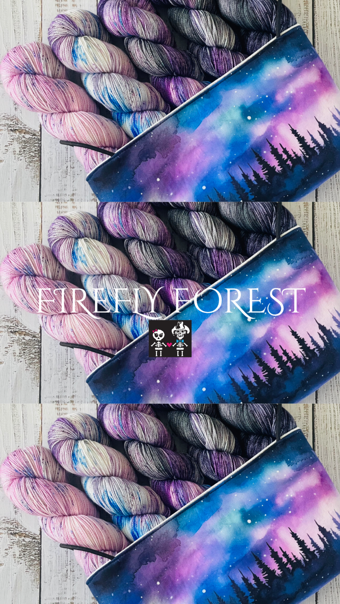 FIREFLY FOREST FADE ON PLUSH FINGERING AND CLASSIC  DK ….CHOOSE COLOURWAY AND BASE FROM MENU
