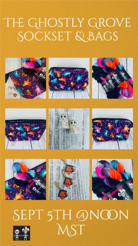 GHOSTLY GROVE SOCKSET & BAGS