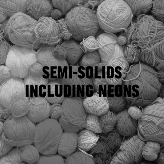 SEMI-SOLIDS  ....please choose colourway and base from drop down menu.....NEON'S INCLUDED IN THIS LISTING