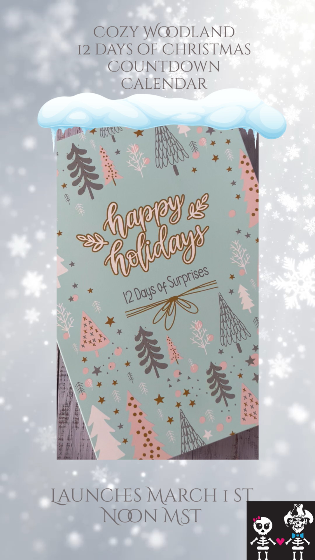 PRE-ORDER FOR THE COZY WOODLAND  12 DAYS OF CHRISTMAS COUNTDOWN CALENDAR