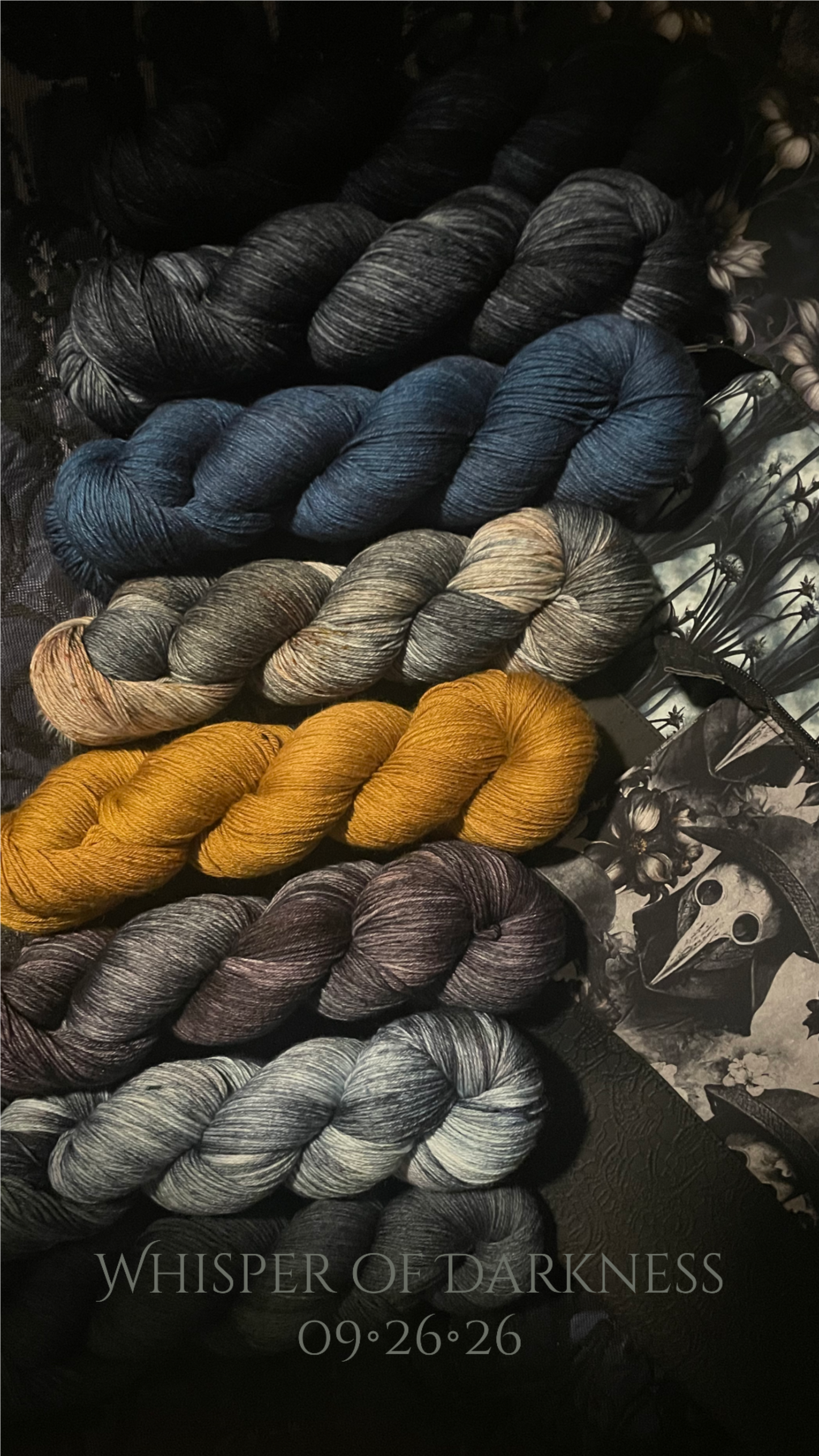 WHISPERS OF DARKNESS ....CHOOSE COLOURWAY FROM MENU BELOW